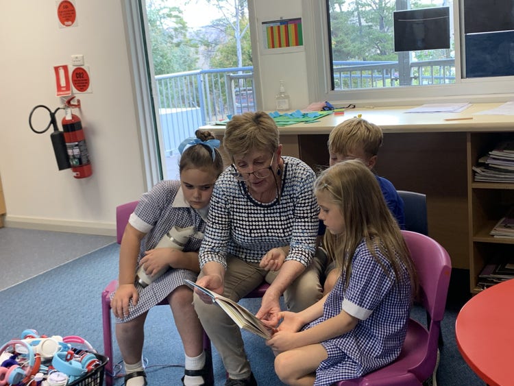 Satge 1 Students been read a book