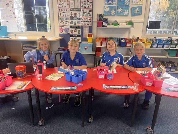 Studets in class ready to learn